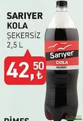 SARIYER KOLA ŞEKERSİZ 2,5 L SARIYER KOLA ŞEKERSİZ 2,5 L
